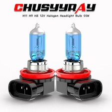 For Nissan Kicks 2017-2023 H11 Xenon white 6000k Low Beam Headlight Bulbs Pair