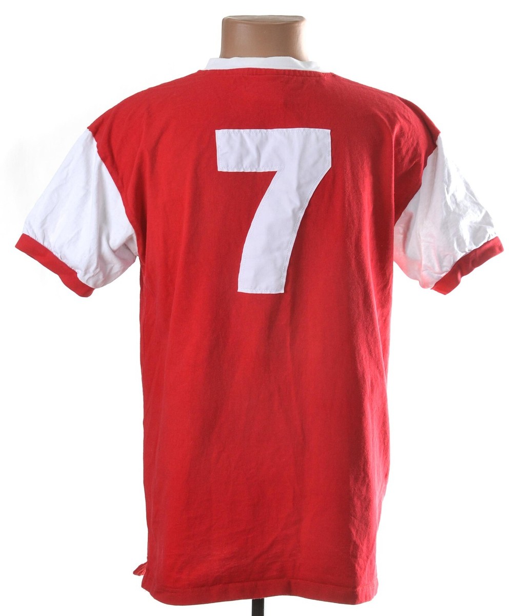 ARSENAL 1960'S HOME FOOTBALL SHIRT JERSEY SCORE DRAW SIZE L ADULT