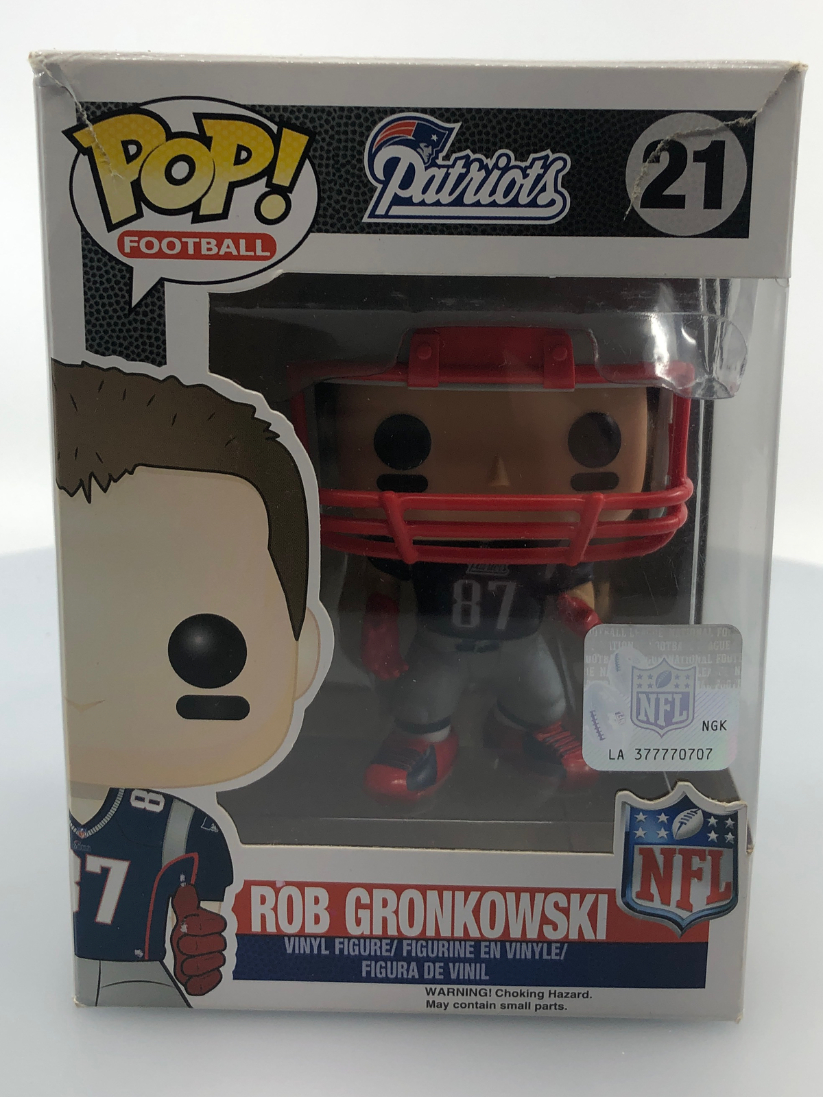 Funko Pop! Sports Nfl Rob Gronkowski #21 Vinyl Figure Damaged