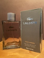 LACOSTE POUR HOMME 3.3 FL. OZ / 100 ML Eau de Toilette Spray New in Box RARE