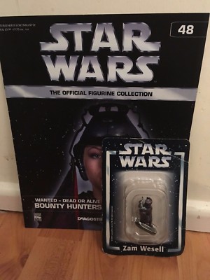 STAR WARS AUSGABE 48 ZAM WESELL DEAGOSTINI METALLFIGUR FIGUR & MAGAZIN