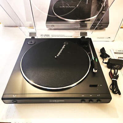 Audio-Technica AT-LP60X Fully Automatic Belt-Drive Turntable - Black, Wired Connectivity, Brand New