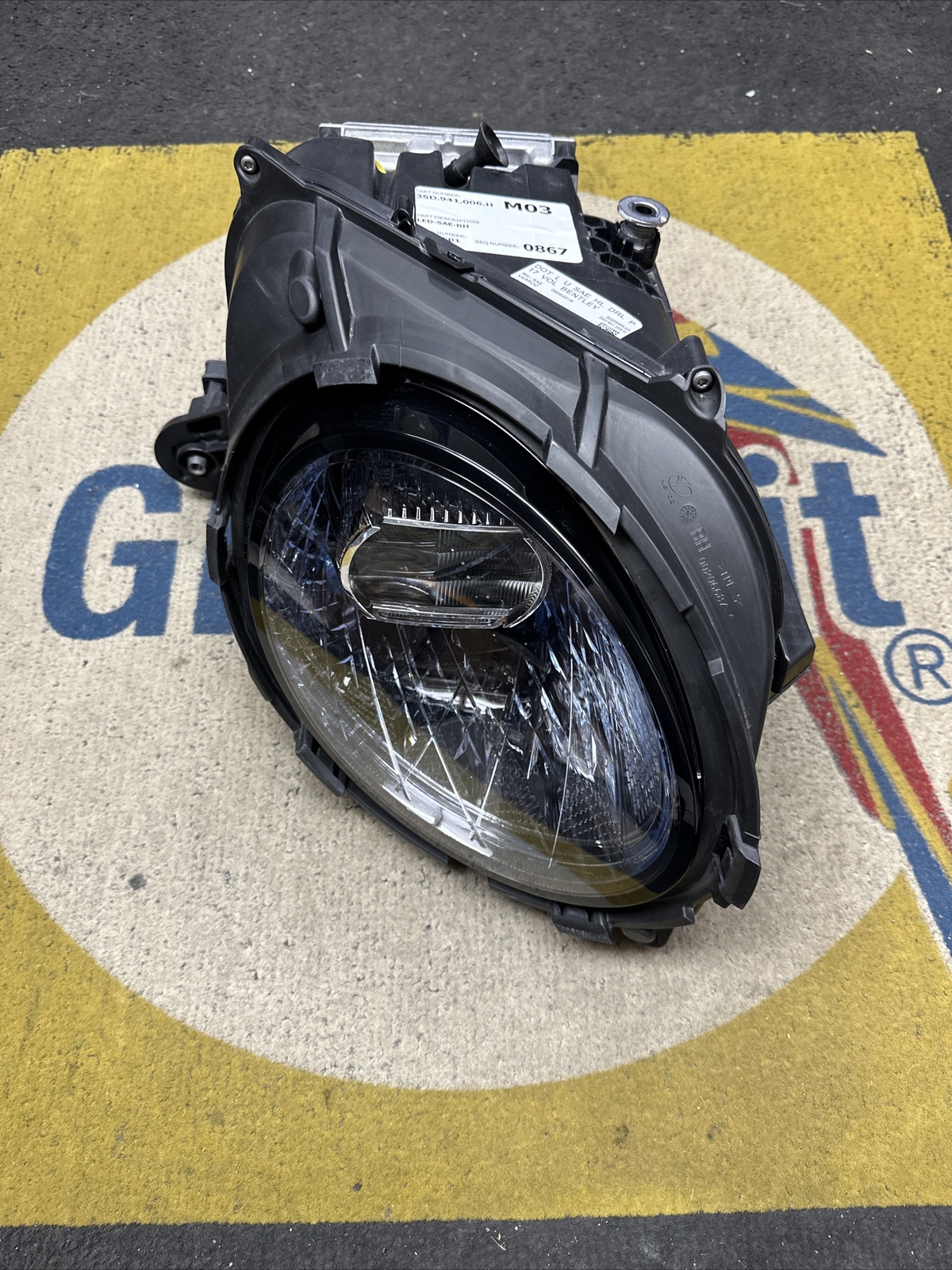 2019 2020 2021 Bentley Continental GT Flying Spur LED Headlight RH Side