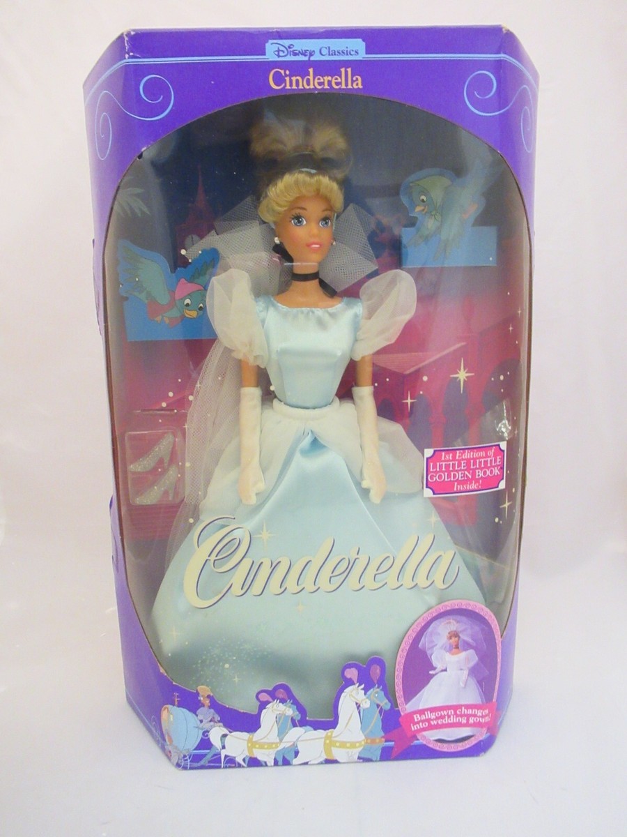 1991 Disney Classics Cinderella Barbie Doll w/1st Edition of