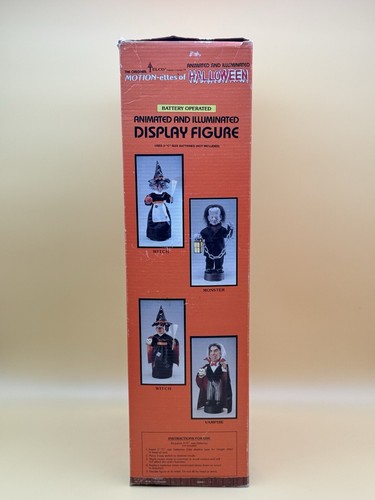 Vintage 1986 Telco Motion-ette Halloween Animated Figure Frankenstein Monster - Picture 2 of 11