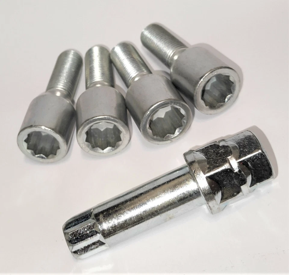 KIT BULLONI ANTIFURTO Lancia DELTA FIAT STILO TIPO 500 500C 500L ABARTH - Immagine 2 di 4