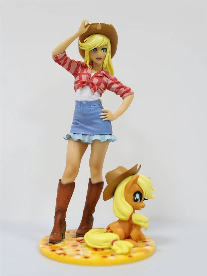 Figura de acción Apple Jack My Little Pony Bishoujo Princesa 8 pulgadas estatua sin caja Foto 3 de 4