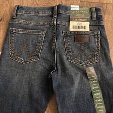 Boys Wrangler Retro Slim Straight Blue Jean 1088BWZBZ Size 10 Regular NEW