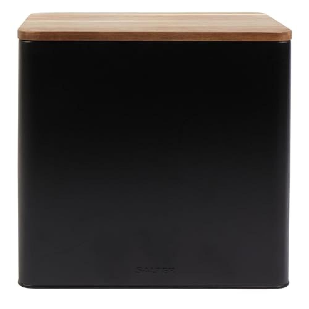 (TG. Bread Bin) Salter BW12899EU7 Toronto Bread Bin – Acacia Wooden Membro, Fi