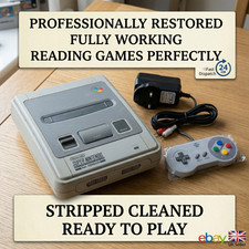 SNES Super Nintendo Console Bundle Restored Serviced premium