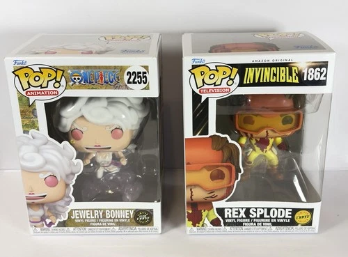 Funko Pop Chase Lot Jewelry Bonney 2255 One Piece + Rex Splode 1862