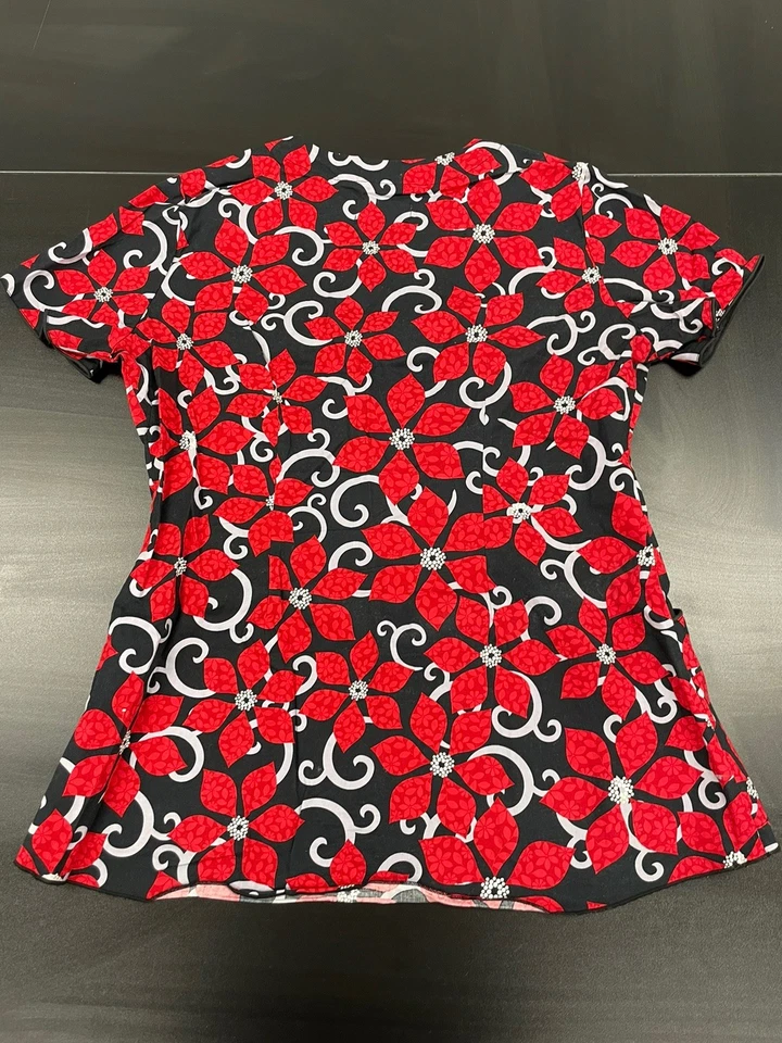 White Cross Women’s Scrub Top Size Small - Image 4 of 4