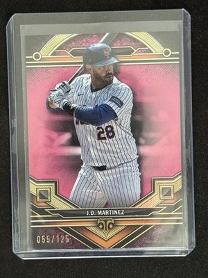 2024 Topps Triple Threads #85 J.D. Martinez Tourmaline #/125