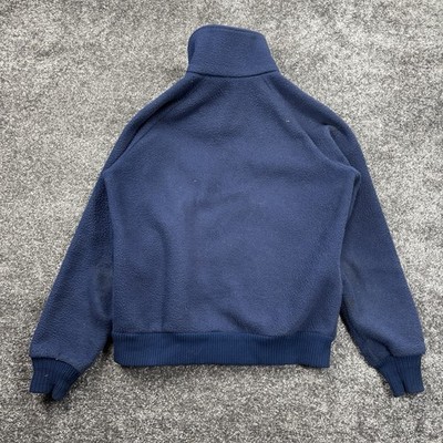 Vintage 70s 80s Patagonia Fleece Jacket Mens Medium Blue Full Zip