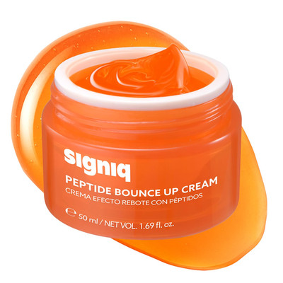 Peptide Bounce up Cream, Plumping Syrup Formula with 1% Peptide, Hydrating & Fir