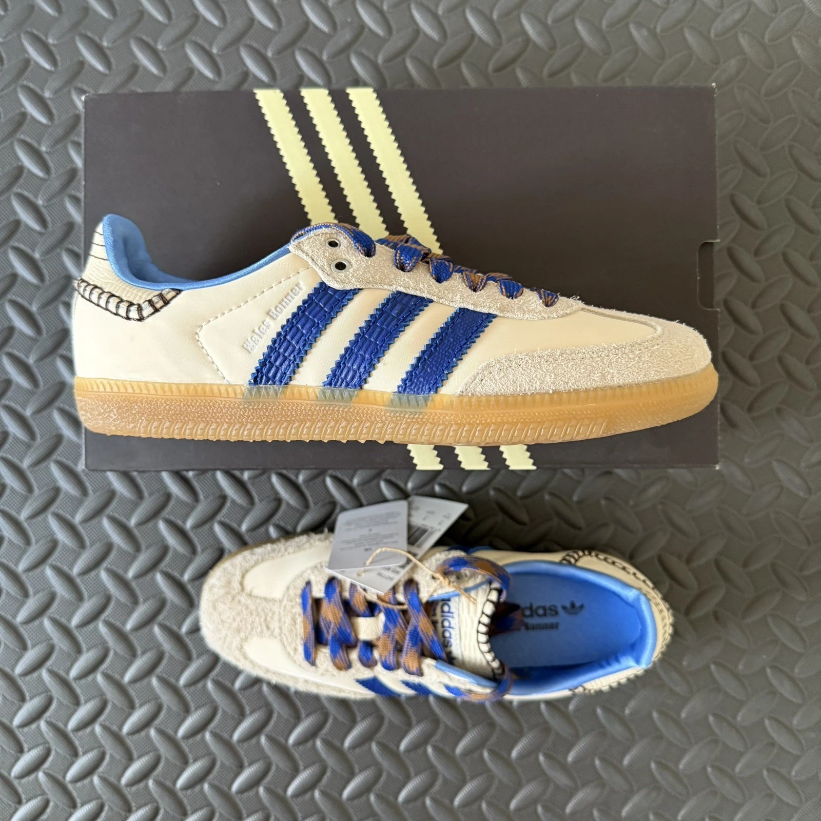Adidas x Wales Bonner Samba Nylon Wonder Clay Royal Size UK4 BNIB