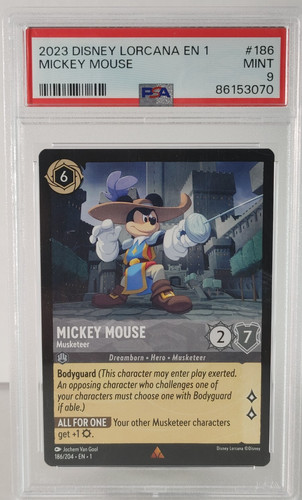 Mickey Mouse - Musketeer graded PSA 9 for sale on eBay
