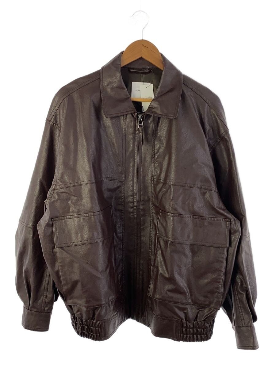 Leather Jacket Blouson/L/ Leather/Brw/1053248900598 6681