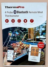 Therm Pro 4 Probes Bluetooth Remote Meat Thermometer (TP-25) - New Open Box