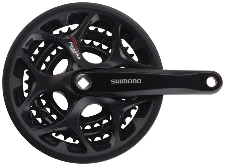 Shimano Tourney FC-A073 170mm 7/8-Speed Road Crankset with Steel Chainrings