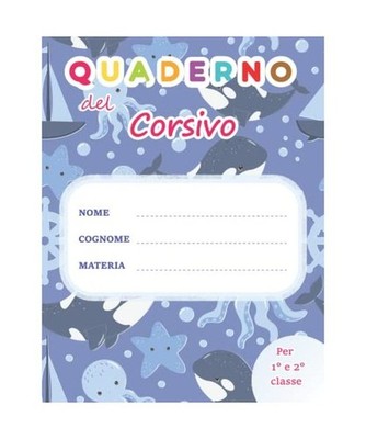 Quaderno del Corsivo Speciale per Disgrafia e Dislessia per la Prima e Second Cl