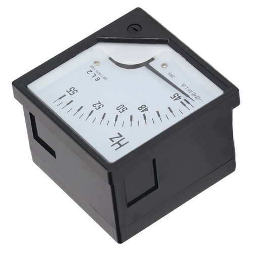 Square Panel Frequency Meter AC 380V Pointer Type High Accuracy 45-55Hz - Picture 3 of 12