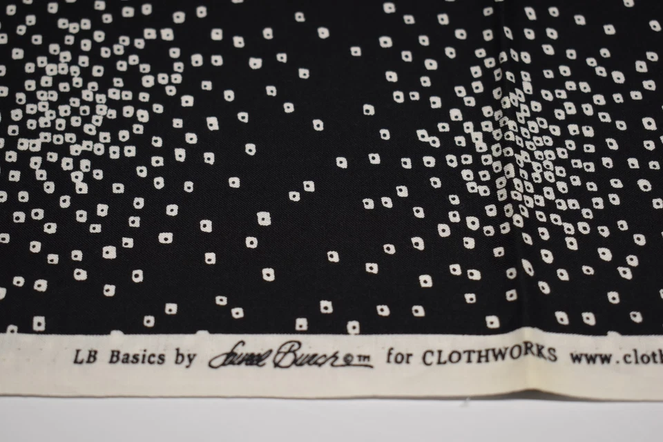 Lote de 4 piezas de tela PIEDRAS DE SALTAR telas FLORAL negro cal 2,5 yardas en total Foto 3 de 4