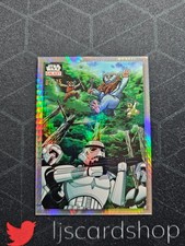 2023 Topps Chrome Star Wars Galaxy Ambush From Above Prism 7/75 SPM