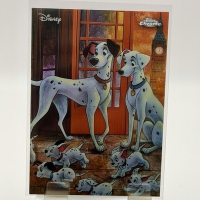 2026 Topps Chrome Art of Disney SSP AD-4 101 Dalmatians 65 Years