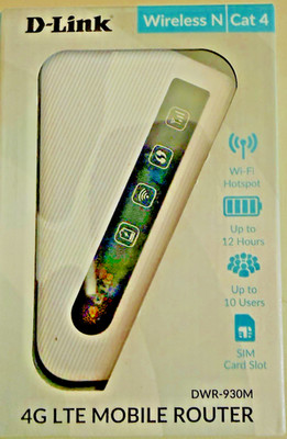 D-LInk DWR-930M Wireless N CAT 4 4G LTE Mobile Router, unverpackt
