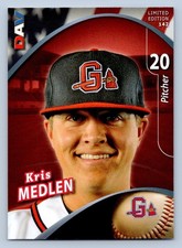 Kris Medlen 2009 DAV Gwinnett Braves Minor League Card #142