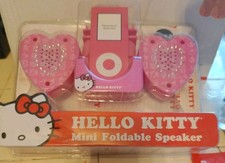 Sanrio Hello Kitty 2011 Mini Foldable Speaker iPod Compatible