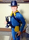 Vintage Marx Best of the West Capt. Maddox Cavalryman Figure w/ 100% Accessories