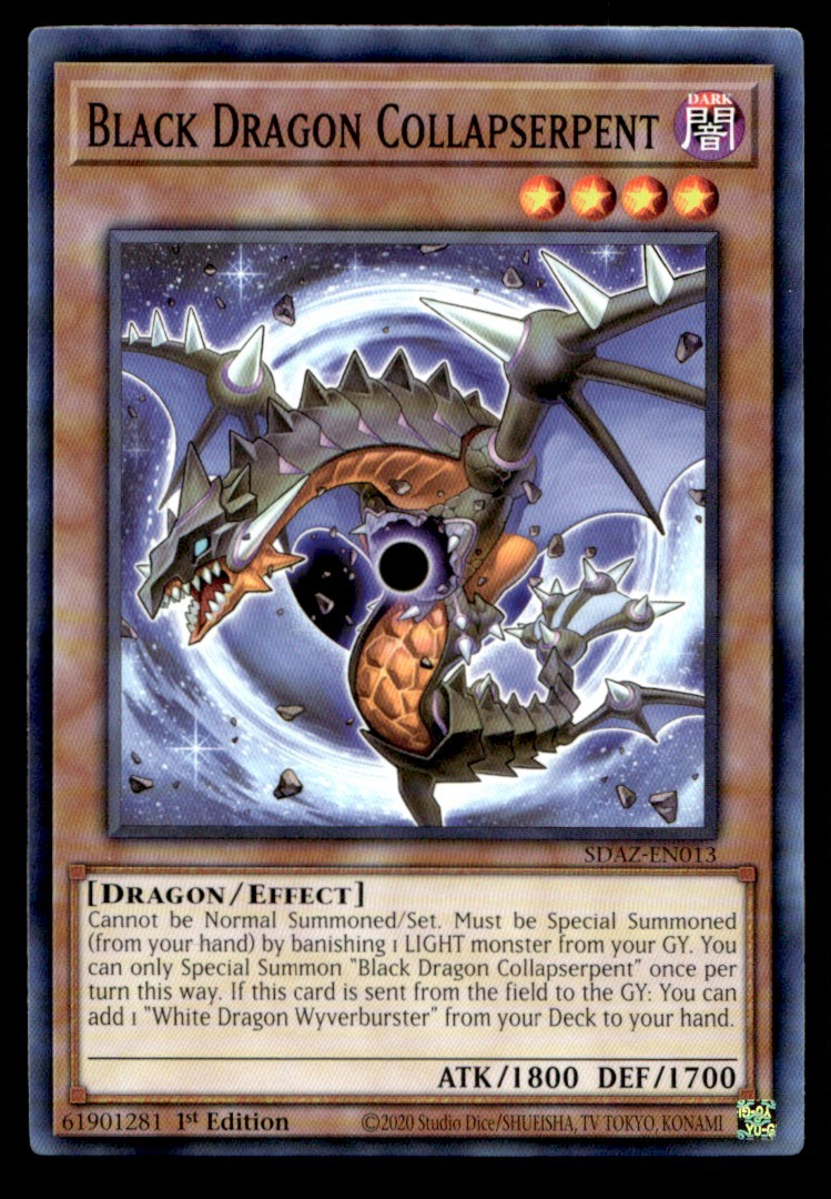 Black Dragon Collapserpent - SDAZ-EN013 - 1st Edition - YuGiOh | Buy 3 Get 5 Fre