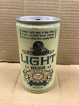 Vintage Schlitz Light Empty Pull Top Beer Can