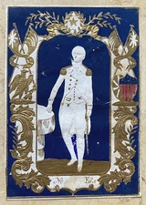 ORIGINAL! GENERAL GEORGE WASHINGTON INAUGURAL CENTENNIAL YARN LABEL 1889