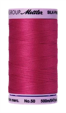 Fuschia 1421 | Silk-Finish Cotton 50wt - #9104 (500M / 547Y Spool) | Mettler