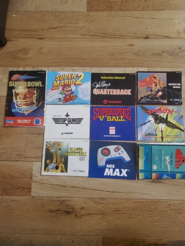 Nintendo NES Anleitungen Lot Instruction Booklet Nintendo Entertainment System