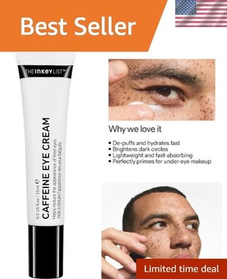 Effective Caffeine Eye Cream for Puffiness & Fine Lines, 0.5 fl oz