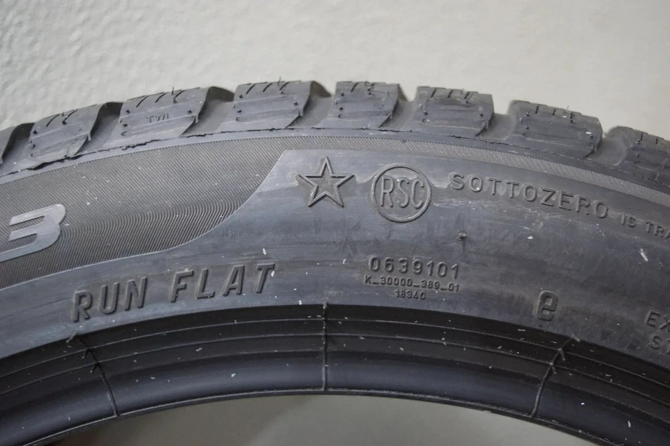 1x Pirelli SottoZero 3 RFT RSC* 245 45 R19 102V Winterreifen Winter DOT20 4,6 mm - Bild 4 von 4