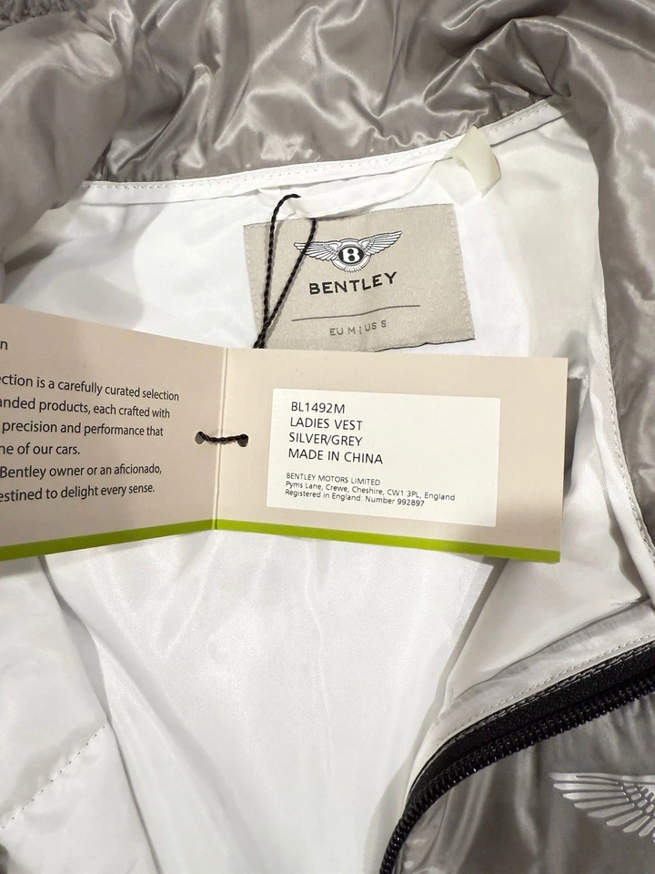 Women’s Mobil 1 Performance Breitling Bentley Puffer Vest Size Small New - Image 4 of 4