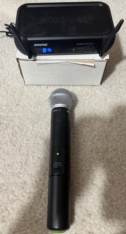 Shure PGXD4/SM58 (PGXD2) Digital Wireless Handheld Mic System 902-928mhz - X8
