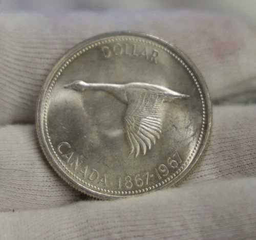 1967 Canada Silver Dollars $1 .800 Nice Unc