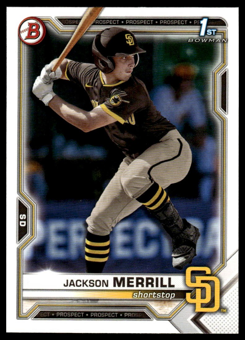 2021 Bowman Draft #BD-119 Jackson Merrill