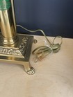 Brass Electric Table Lamp Paris Orient Express Istanbul Railroad — photo 6