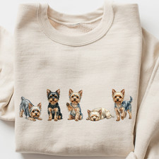 Yorkshire Terrier Mom Sweatshirt Toy Yorkie Dog Mom Lover New Dog Mama Gift