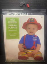 First Fireman Costume Infant 18-24 Months Halloween Outfit- 2 Pcs 007