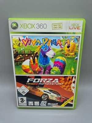 Viva Pinata & Forza 2 Motorsport   XBOX 360 Spiel 2 in 1 CDs gut  
