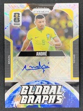 Andre 2026 Panini Prizm FIFA World Cup Global Graphs Celestial Lattice Auto -fe3