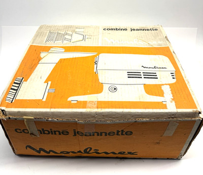 Vintage NOS Moulinex Combine' Jeannette Food Processor Orig Box